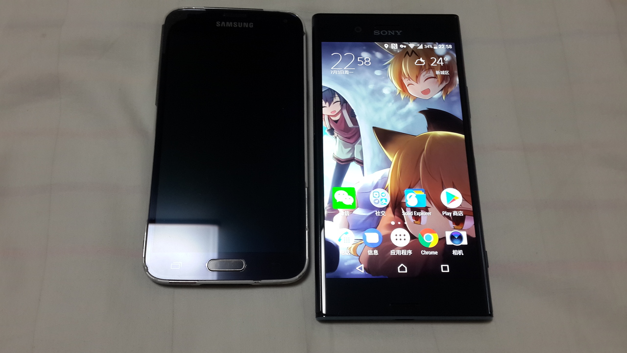 刚刚退役的 Galaxy S5 与 XZ Premium